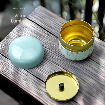 Noi cutii de ceai National Tide, cutii de fier, ceai negru general, ceai verde, ceai parfumat, 50g-125g, ambalaje pentru ceai, cutii goale, producători