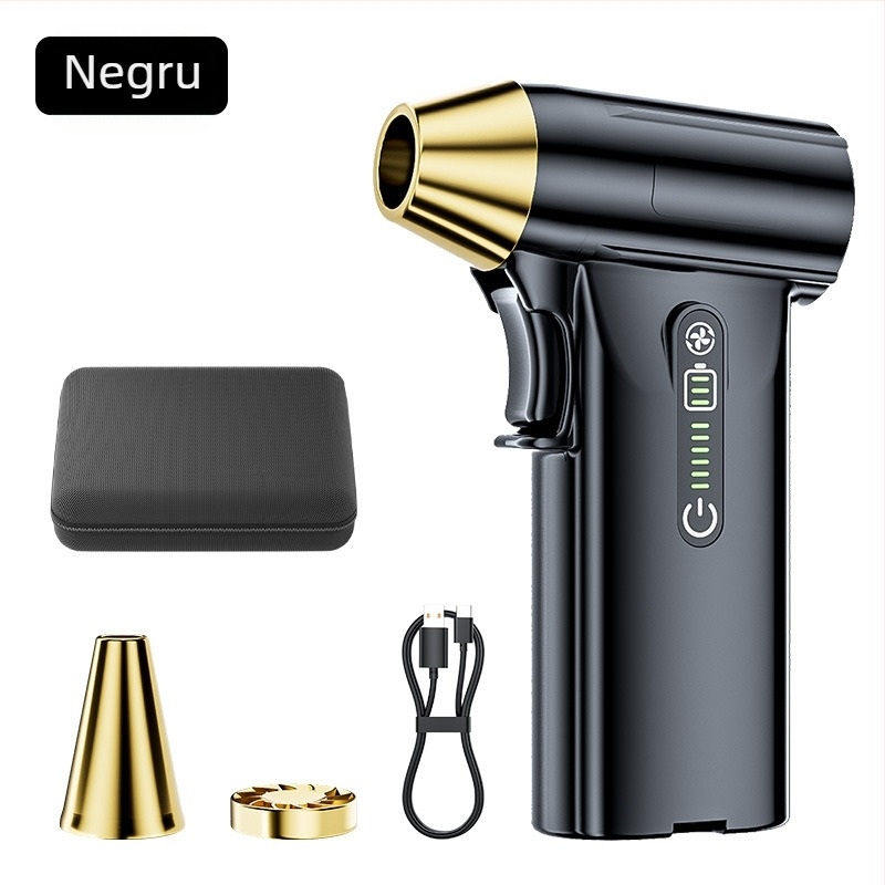 Ventilator turbo portabil, motor fără perii de mare viteză, putere mare, montat pe vehicul, îndepărtare a prafului în aer liber și artefact de uscător de păr