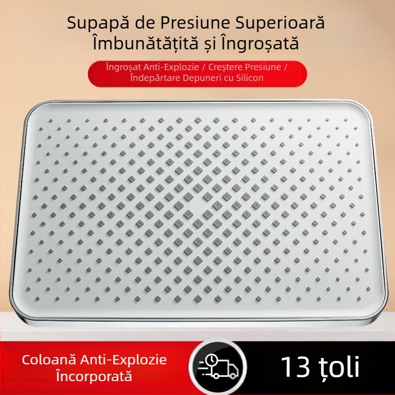[Creșteți pulverizarea superioară] Duză de duș cu presiune, pulverizare superioară mare, baie, duș, uscare flori, costum de cap de duș