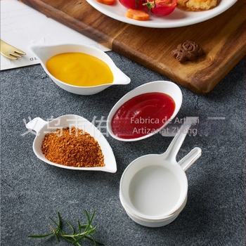 Dip de unică folosință degradabil, gust de sos, fel mic de mâncare pentru sos de soia, fel comercial de mâncare pentru dip