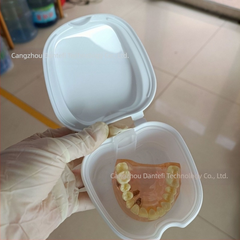 Cutie pentru plasarea protezelor Cutie completă pentru proteze Cutie completă pentru proteze Cutie pentru proteze Cutie pentru proteze cu plasă Cutie pentru proteze Apple Denture Box 53