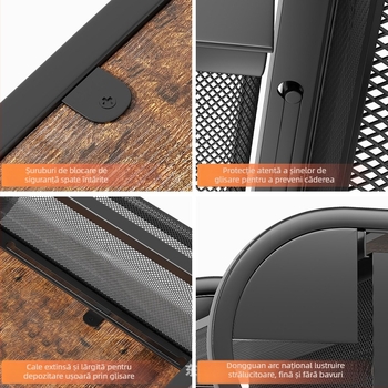 Suport pentru depozitarea capsulelor de cafea, nou, tip sertar, Duoqu Kusi, cutie de depozitare a capsulelor, raft metalic din lemn pentru depozitarea cafelei