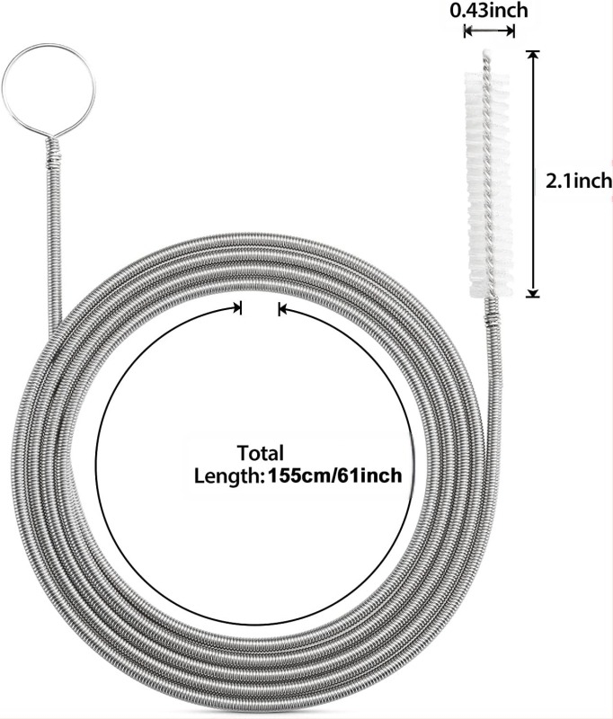 Perie perforatoare pentru frigider din oțel inoxidabil și nailon de la Amazon, instrument de curățare de primăvară, știft de încălzire Spot Seconds