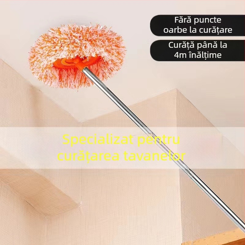Mop de floarea-soarelui pentru uz casnic, măturat tavan, mop de floarea-soarelui, tijă telescopică, îndepărtarea prafului, producători de duster