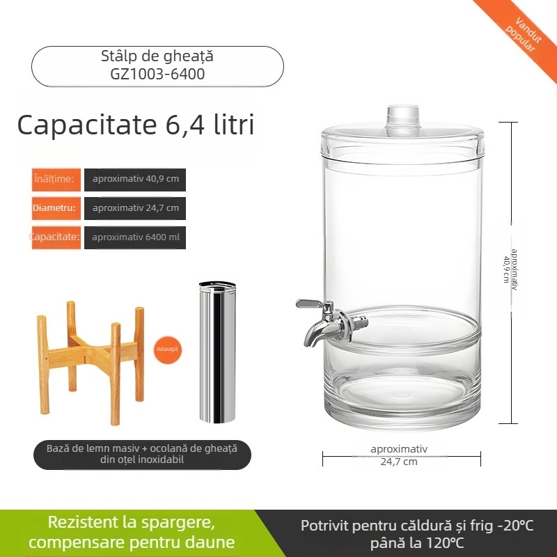 Butoi de cola cu autoservire pentru băuturi, cu robinet din oțel inoxidabil, cutie de suc de mare capacitate, butoi de bere, trepied comercial pentru suc