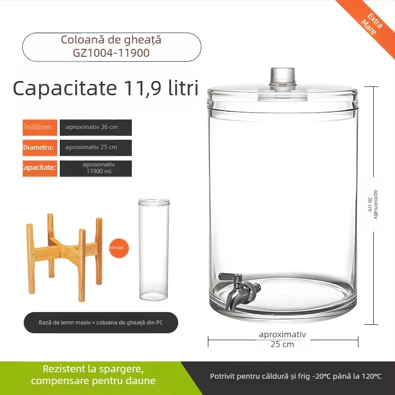Butoi de cola cu autoservire pentru băuturi, cu robinet din oțel inoxidabil, cutie de suc de mare capacitate, butoi de bere, trepied comercial pentru suc