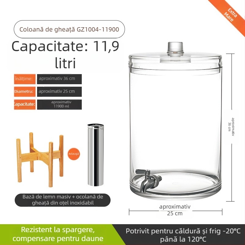 Butoi de cola cu autoservire pentru băuturi, cu robinet din oțel inoxidabil, cutie de suc de mare capacitate, butoi de bere, trepied comercial pentru suc