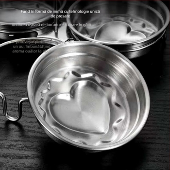 304 oțel inoxidabil abur ouă mucegai abur ouă instrument de uz casnic pentru ouă poșate mucegai pentru ouă fierte dragoste ouă oală