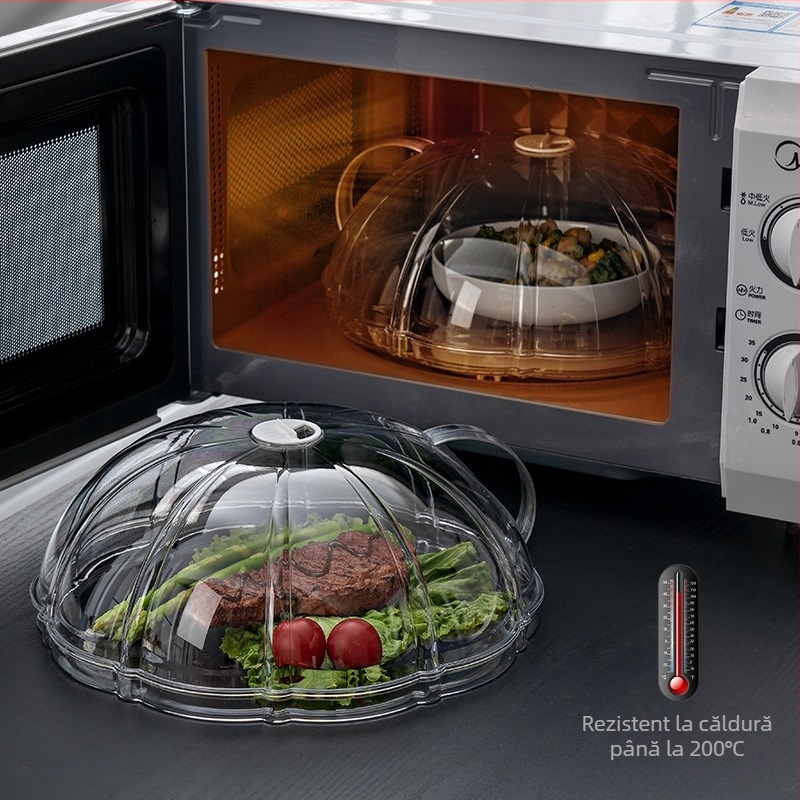 Capac pentru cuptor cu microunde, capac rezistent la stropire, rezistent la temperaturi ridicate, capac rezistent la ulei, capac pentru mâncăruri fierbinți, capac pentru artefacte, capac pentru cuptor cu microunde, capac de încălzire special