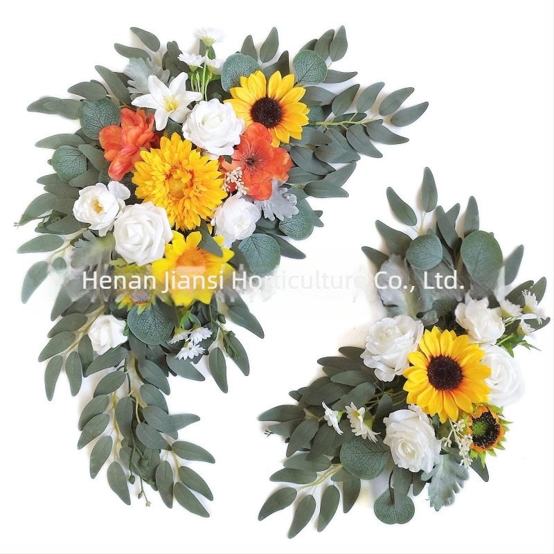 Etichetă de comerț exterior transfrontalier Amazon, floare artificială artificială, floare de bun venit, buiandrug, decorațiuni pentru petreceri de nuntă, en-gros din fabrică