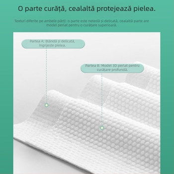 Prosoape de curățare facială de unică folosință, Prosoape de curățare facială detașabile cu perle îngroșate, Prosoape moi din bumbac, Prosoape de curățare facială, Saloane de înfrumusețare en-gros