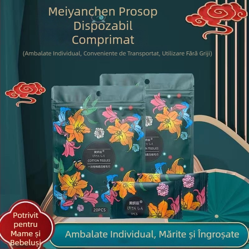 Prosoape de curățare facială de unică folosință, Prosoape de curățare facială detașabile cu perle îngroșate, Prosoape moi din bumbac, Prosoape de curățare facială, Saloane de înfrumusețare en-gros