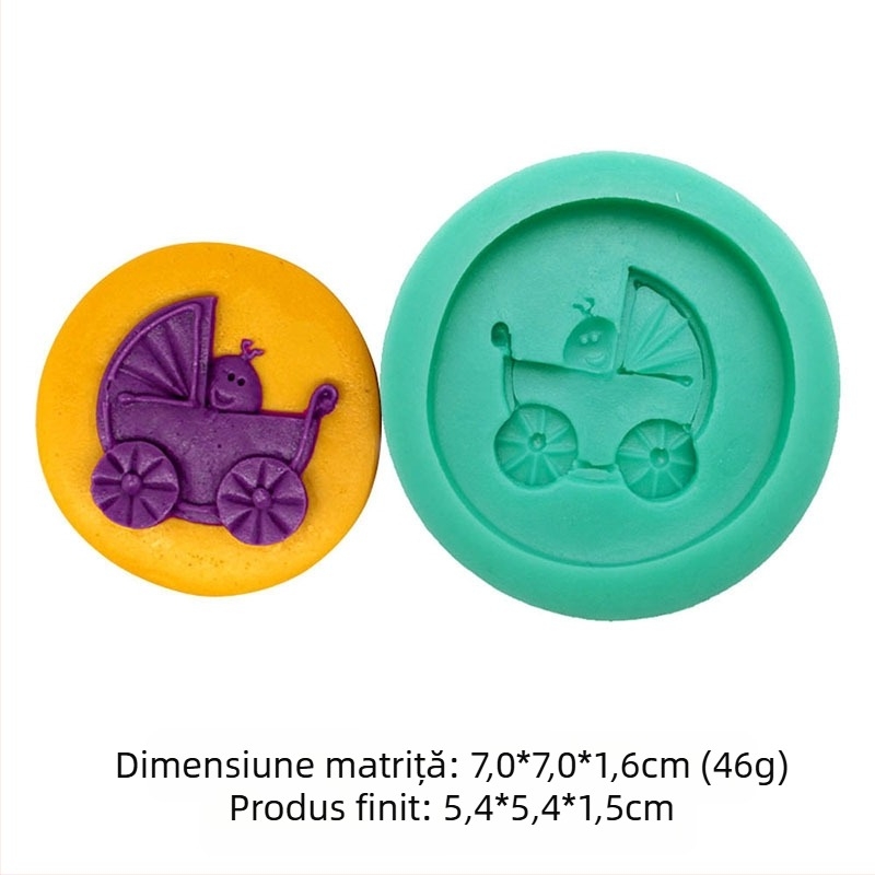 Mucegai de silicon cu model de zână a florilor, iepure, ursuleț, bebeluș, matriță de decorare pentru tort fondant, lucrat manual, DIY