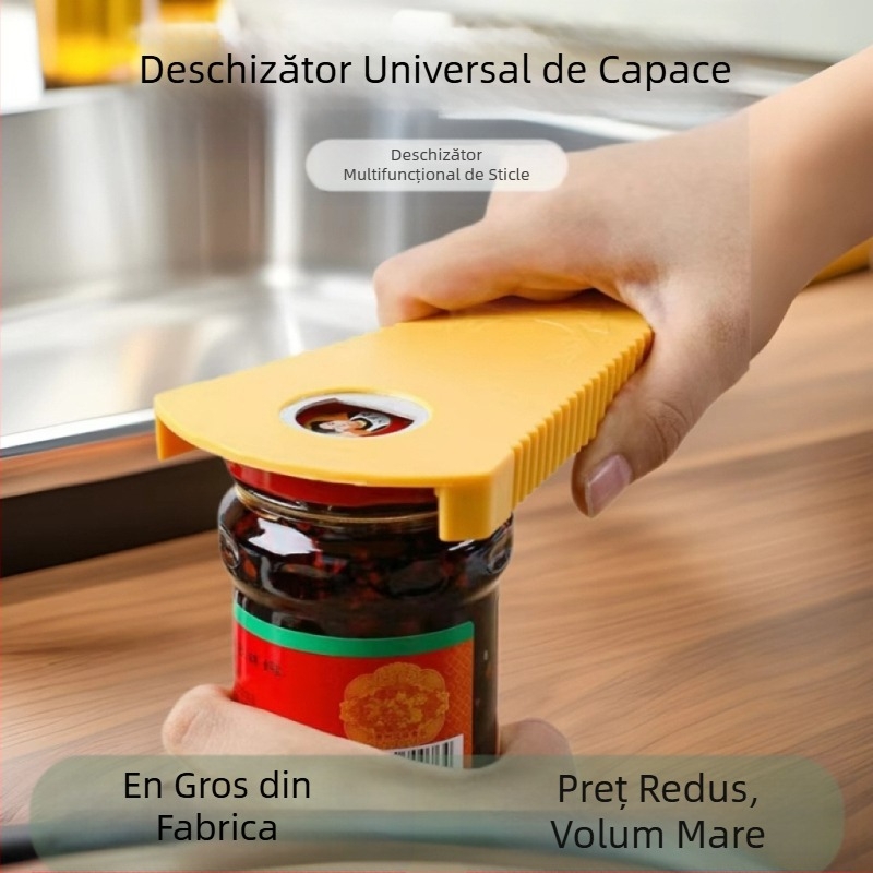 Deschizător de sticle universal en-gros, deschizător de capace, deschizător de sticle de bere multifuncțional, deschizător de conserve pentru băuturi, deschizător de conserve