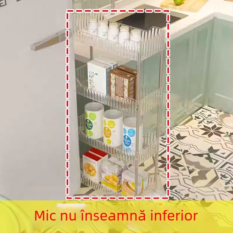 Dulap de depozitare pentru bucătărie, 22 de unități, raft de depozitare pentru baie, dulap lateral din plastic pentru toaletă, depozitare îngustă