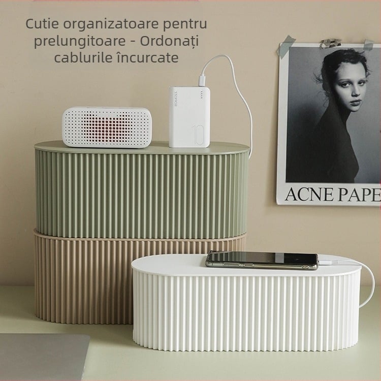 Preț 10 USD 1 buc/set priză de alimentare cu bandă de depozitare organizator de sârmă cutie de depozitare organizator de priză de alimentare colecție artefacte decorative blocare siguranță transfrontalieră model nou