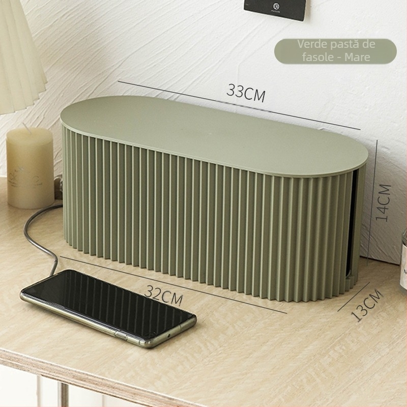 Preț 10 USD 1 buc/set priză de alimentare cu bandă de depozitare organizator de sârmă cutie de depozitare organizator de priză de alimentare colecție artefacte decorative blocare siguranță transfrontalieră model nou