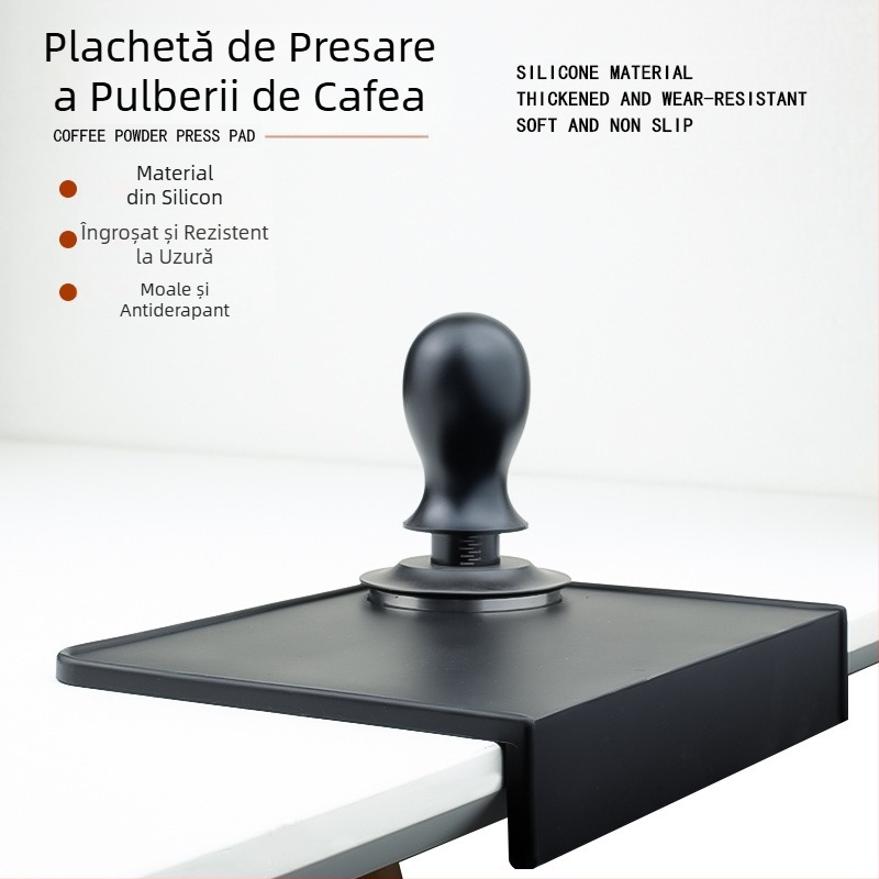 Mașină de cafea italiană Bar Pudră Pad Silicon Anti-alunecare Colț plat Pudră Ciocan Depozitare Pad Pânză Pudră Mat