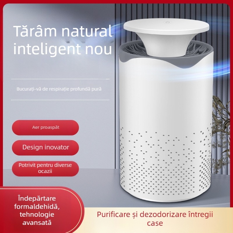 Purificator de aer nou, două în unu, pentru uz casnic, pentru birou, pe lângă formaldehidă și fum, purificator de lampă de birou transfrontalieră