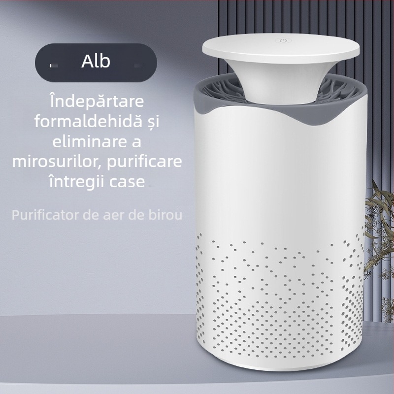 Purificator de aer nou, două în unu, pentru uz casnic, pentru birou, pe lângă formaldehidă și fum, purificator de lampă de birou transfrontalieră