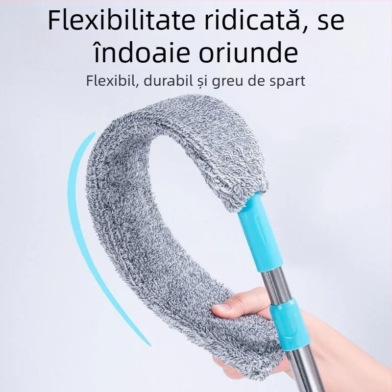 Curățarea fundului patului, artefacte, praf de uz casnic, curățarea golurilor, tijă telescopică nouă, mop ultra-subțire, precipitator electrostatic