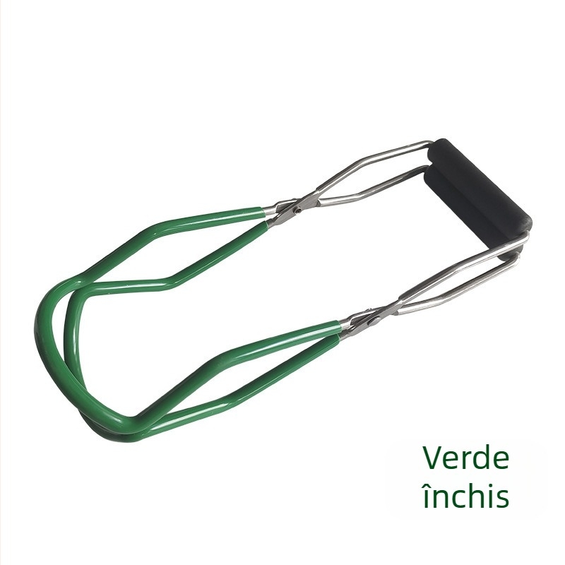 Amazon Kitchenware Raft pentru conserve din oțel inoxidabil, raft mic pentru conserve, clemă pentru sticle, raft de depozitare pentru coș, clește pentru conserve, set de 2 piese