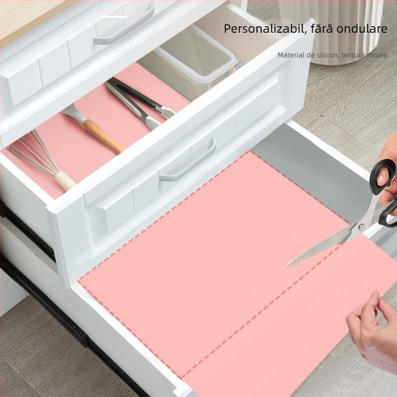 Silicon frigider autocolant masă mat frecabil absorbție de umiditate dimensiuni mari dulap mat sertar mat bucătărie gadgeturi