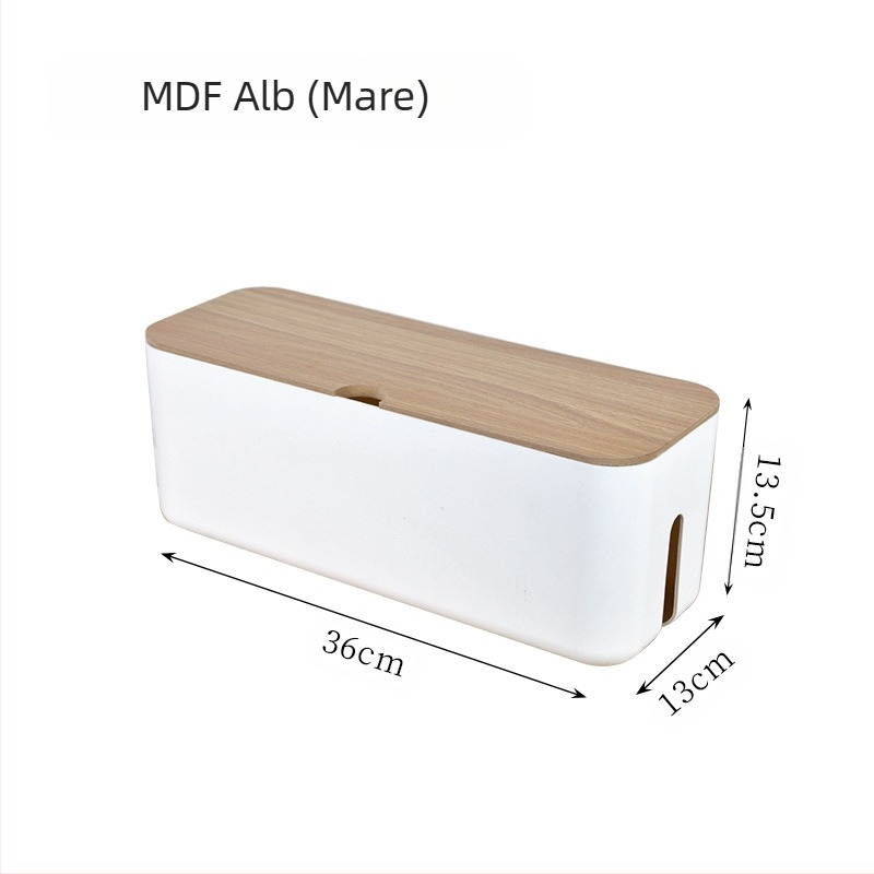 Cutie de depozitare pentru sârmă mare și mică, organizator de sârmă pentru încărcător, cablu de alimentare ascuns, telefon mobil, computer, tabletă, priză, placă de tragere