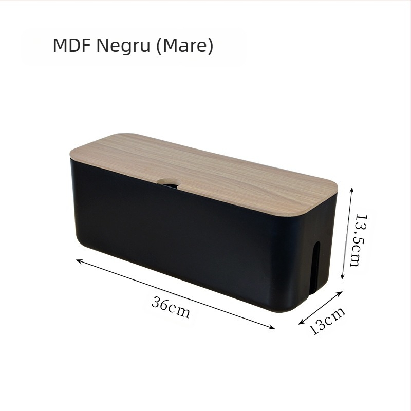 Cutie de depozitare pentru sârmă mare și mică, organizator de sârmă pentru încărcător, cablu de alimentare ascuns, telefon mobil, computer, tabletă, priză, placă de tragere