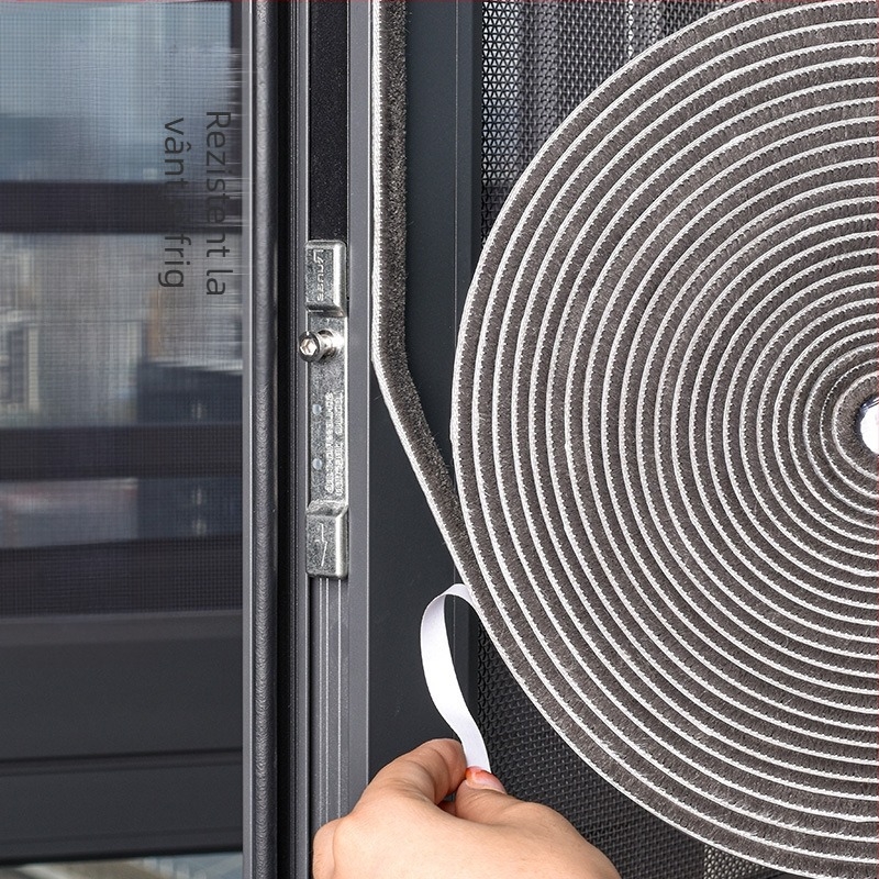 Bandă de etanșare autoadezivă pentru fante de uși și ferestre, bandă de lână, bandă de etanșare din aliaj de aluminiu, bandă de parbriz pentru ferestre, bandă de etanșare autoadezivă din lână, rezistentă la vânt