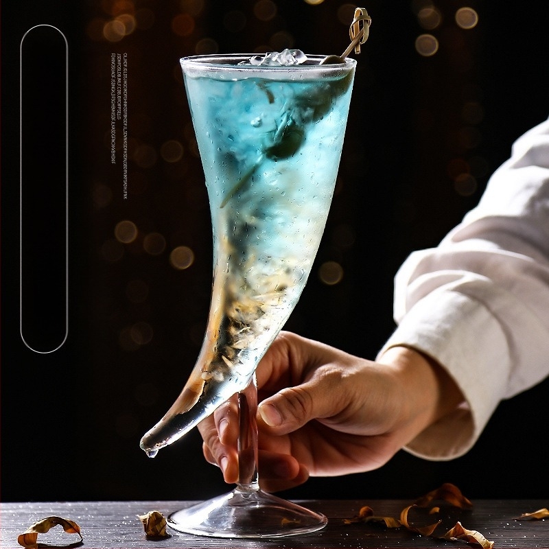 Pahar de vin cu lună, pahar creativ, pahar de vin, pahar de vin afumat molecular, pahar personalizat, pahar de cocktail pentru sărbătorirea internetului