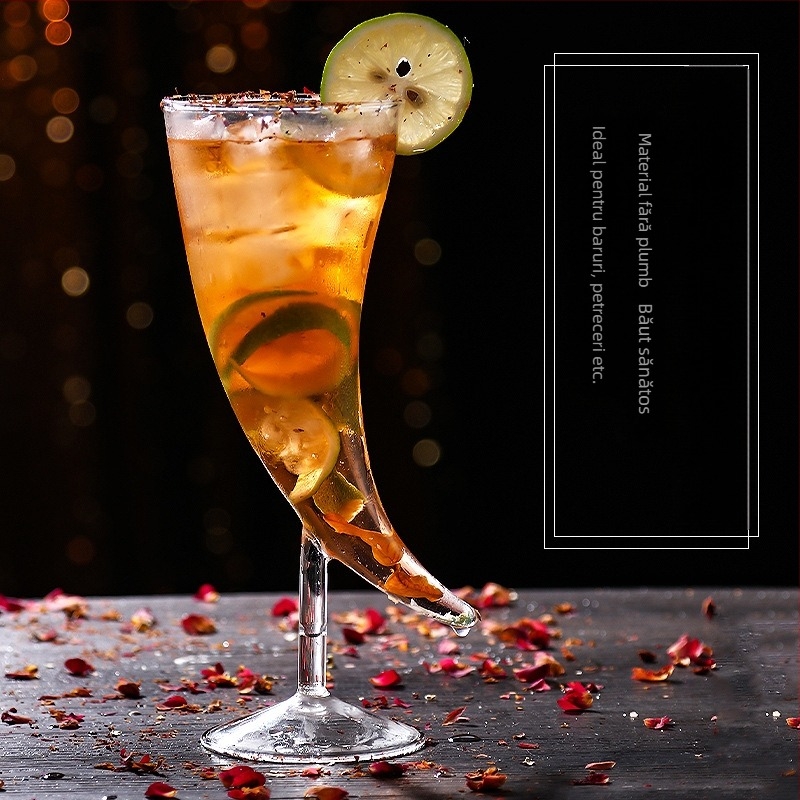 Pahar de vin cu lună, pahar creativ, pahar de vin, pahar de vin afumat molecular, pahar personalizat, pahar de cocktail pentru sărbătorirea internetului