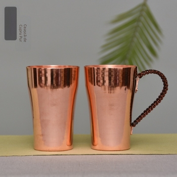 Furnizare directă din fabrică, cană îngroșată din cupru pur, cană de bere, cană de băutură rece, cană de cafea cu praf și personalitate