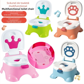 Olită pentru copii transfrontalieră, oliță muzicală pentru bebeluși, toaletă mică pentru sugari, oliță pentru băieți, pisoar