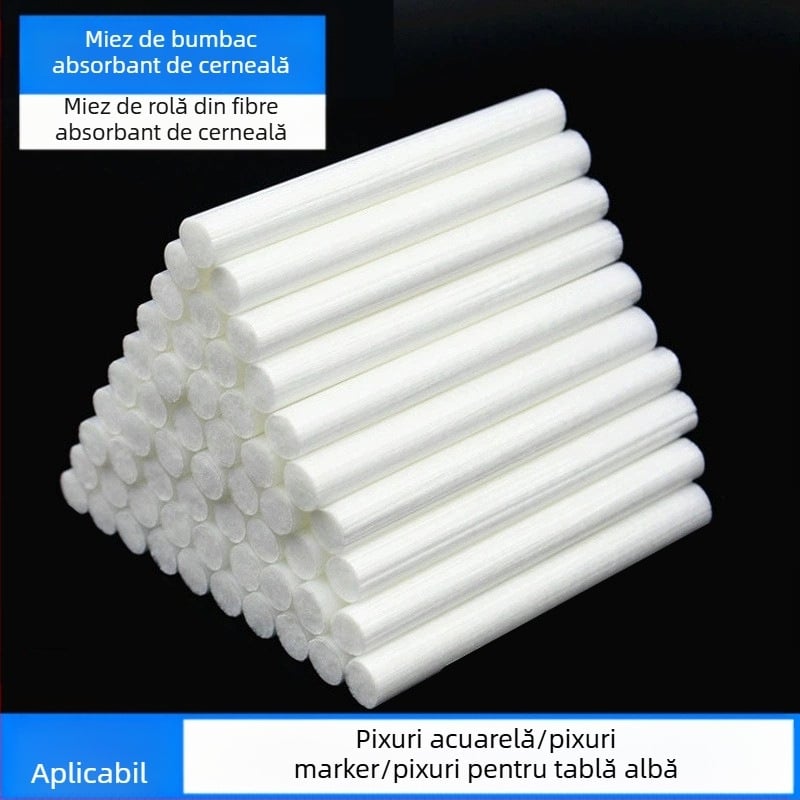Producție în fabrică en-gros cu miez de fibră, stilou cu miez de bumbac, stilou pentru acuarelă, stilou pentru tablă albă, marker, stilou cu absorbție de cerneală, miez de bumbac