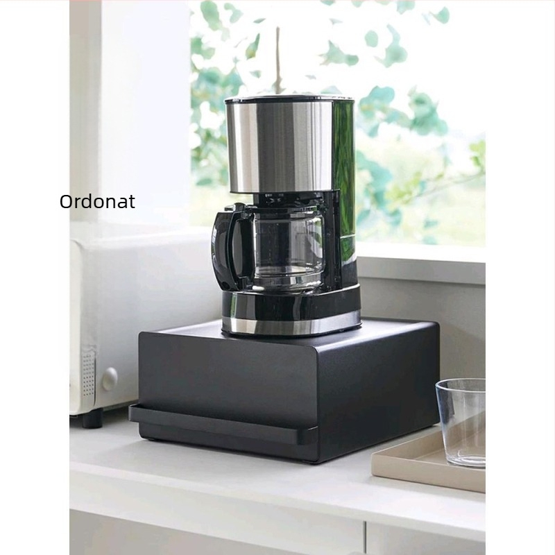 Raft de depozitare pentru aparat de cafea în stil japonez, pentru electrocasnice mici, cu sertar, de înaltă calitate, pentru bar, raft de depozitare, bufet, dulap, masă cu ceainic