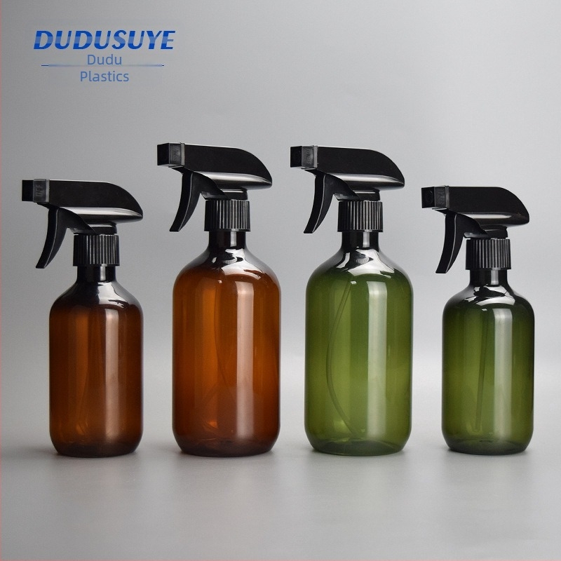 300/500ML maro verde pătrat pistol spray sticla sub-sticlă dezinfectantă sticlă de apă spray cu alcool sticlă grădinărit udare sticlă