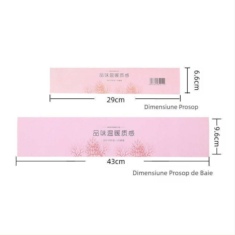 în stoc prosop cap de carton prosop prosop de baie sigiliu talie gaură de avion agățat ambalaj carton cap de carton pliat blister hârtie carton en-gros