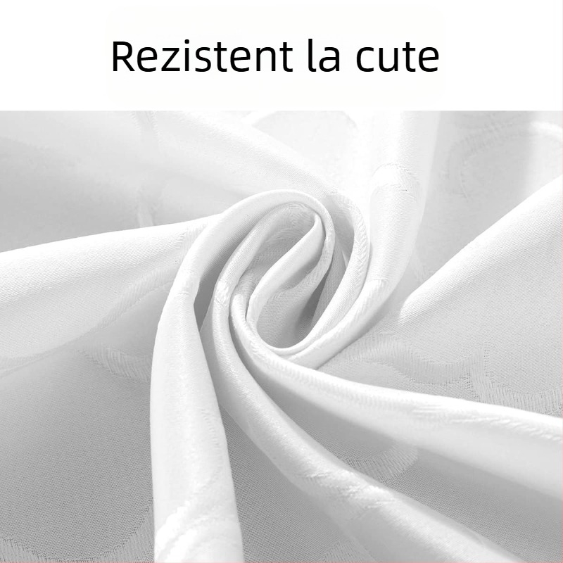 Față de masă jacquard din poliester, marocană, cu bucle, satin de înaltă calitate, anti-rid, decorativă pentru interior, pătrată, dreptunghiulară și rotundă