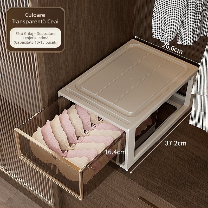 Cutie de depozitare pentru lenjerie intimă, sertar de uz casnic, dulap, sutien, lenjerie intimă, șosete, finisare cutie trei-în-unu, cutie de finisare divizată