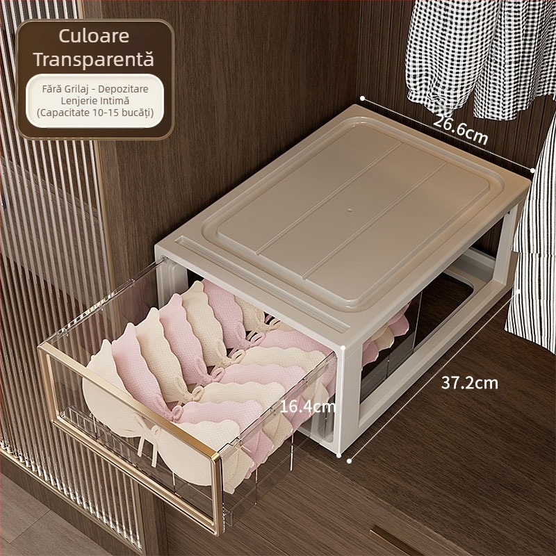 Cutie de depozitare pentru lenjerie intimă, sertar de uz casnic, dulap, sutien, lenjerie intimă, șosete, finisare cutie trei-în-unu, cutie de finisare divizată