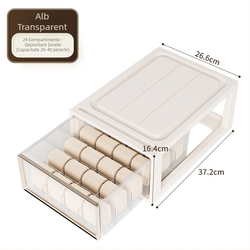 Cutie de depozitare pentru lenjerie intimă, sertar de uz casnic, dulap, sutien, lenjerie intimă, șosete, finisare cutie trei-în-unu, cutie de finisare divizată