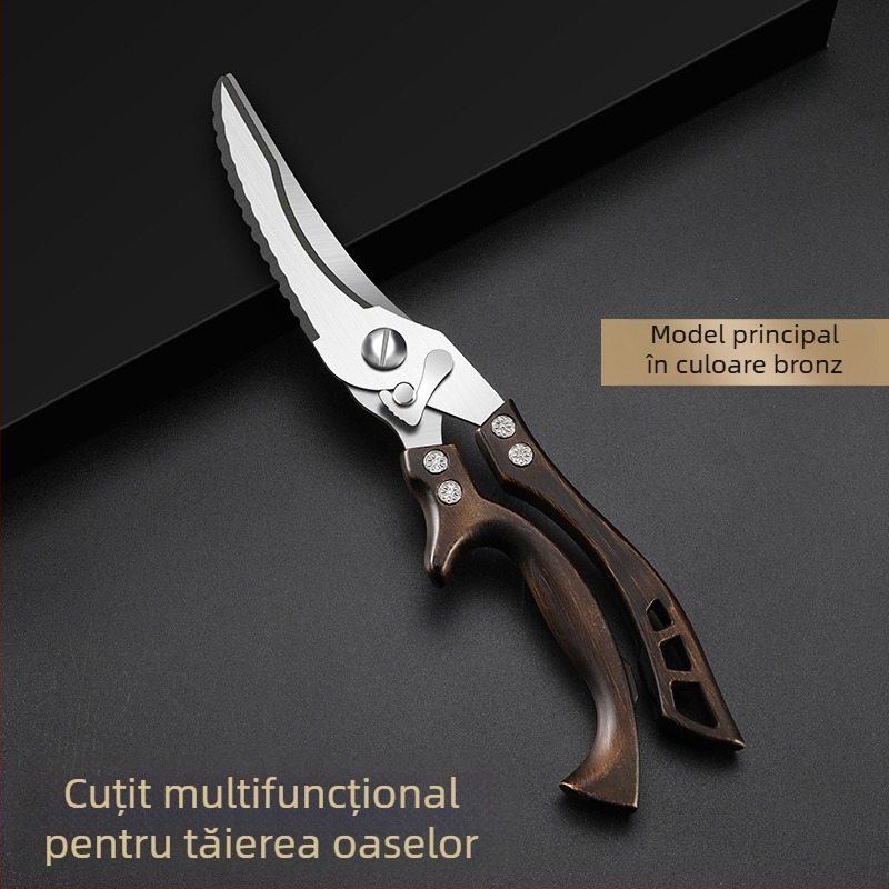 Foarfece de bucătărie directe din fabrică, foarfece puternice pentru oase de pui, foarfece multifuncționale, foarfece din oțel special pentru oase, foarfece de bucătărie