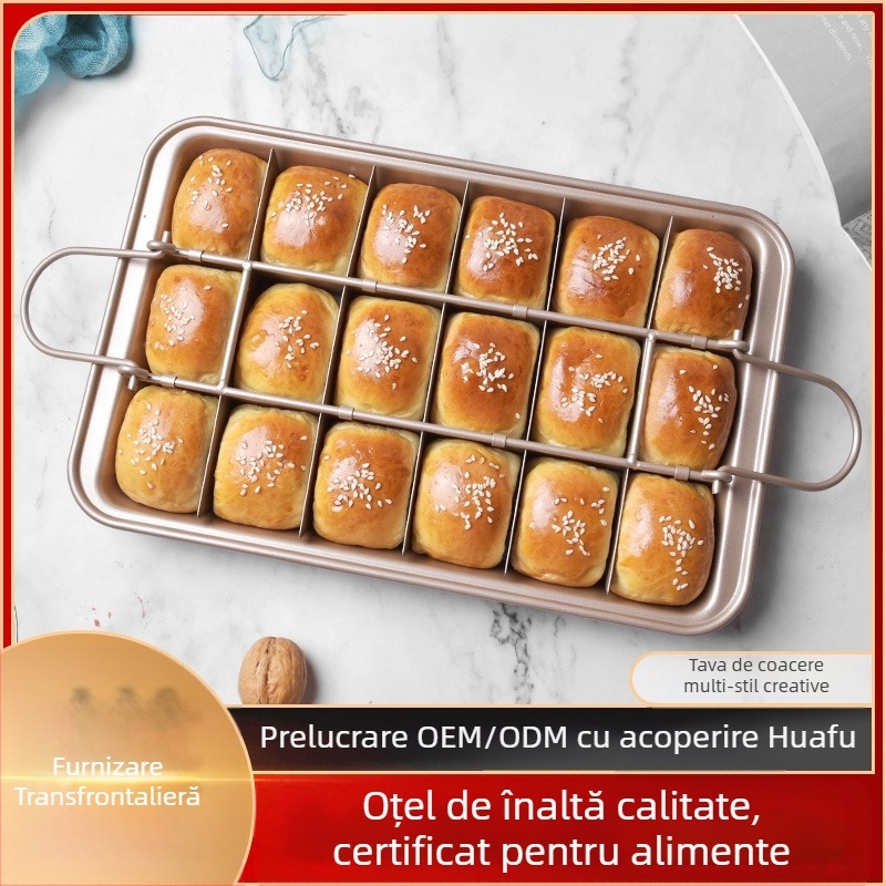 Formă de tort antiaderentă multifuncțională din oțel carbon pentru brownie, transfrontalieră, pentru bricolaj