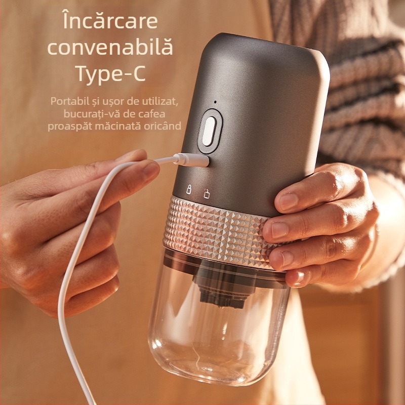 Râșniță de cafea electrică de uz casnic mic, portabilă, toate manuale, râșniță de cafea, mașină de cafea manuală, râșniță de cafea