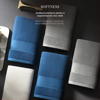 7A Prosop de bumbac antibacterian pentru bărbați și femei, prosop de față și baie, absorbant, fără păr, deodorant, Hotel, îngroșat, prosop de față