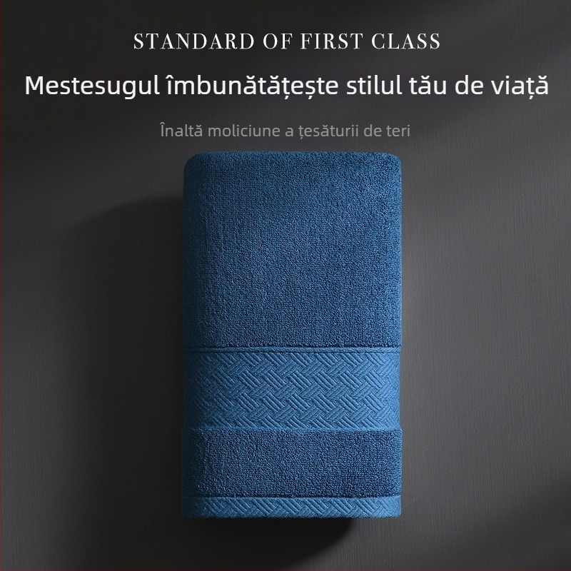 7A Prosop de bumbac antibacterian pentru bărbați și femei, prosop de față și baie, absorbant, fără păr, deodorant, Hotel, îngroșat, prosop de față