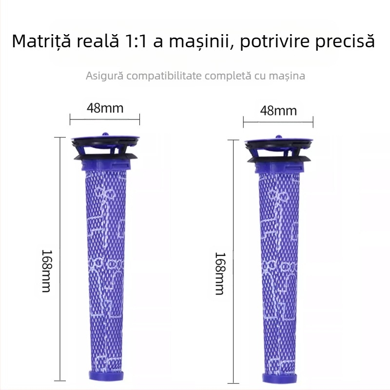 Potrivit pentru aspirator Dyson v7 v8 v6 dc58 dc59 dc62, element filtrant frontal, accesorii, plasă de filtrare