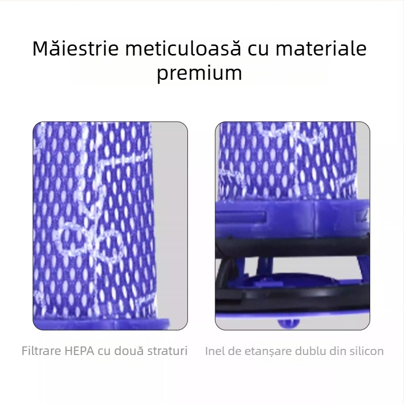 Potrivit pentru aspirator Dyson v7 v8 v6 dc58 dc59 dc62, element filtrant frontal, accesorii, plasă de filtrare
