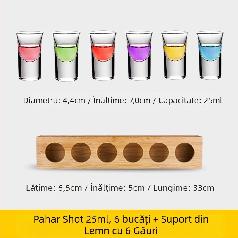 Cupă Bullet, pahar pentru băuturi alcoolice, pahar pentru înghițitură, pahar pentru băuturi spirtoase B52, suport pentru pahar pentru cocktail, set de pahare pentru shot, pahar de vin pentru bar